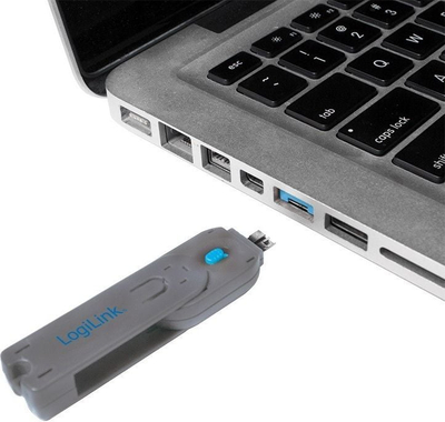 Set bllokues USB LogiLink AU0043, 4 copa, me çelës