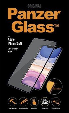 Xham mbrojtës PanzerGlass Tempered për iPhone XR/ 11 Case Friendly (2665), i zi 
