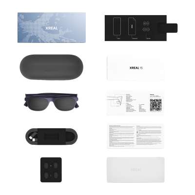 Syze AR XREAL 1S, ekran virtual 500", 3DoF, blu