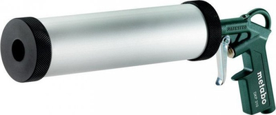 Пневматски пиштол за силикон Метабо DKP 310, 310 ml, зелена