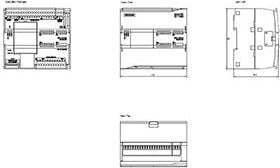 Modul PLC Siemens SIMATIC S7-1200F CPU, 14 hyrje 10 dalje dixhitale, 24V DC