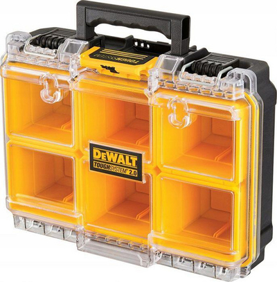 Organizues veglash Dewalt DWST83392 - 1, 13.2 x 36.7 x 26.6 cm, i zi me të verdhë
