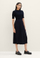Fund për femra Tom Tailor Midi Skirt, i zi