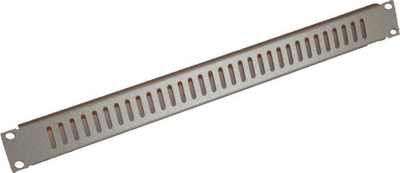 Panel i ventiluar rack Lanview by Logon 1U 19", montim me vida, i bardhë