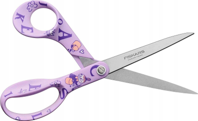 Gërshërë universale Fiskars Little My Abc, 21 cm, shumëngjyrëshe