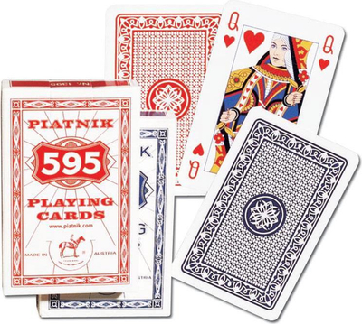 Karta loje Piatnik Type 595, 55 letra, përmasa standarde