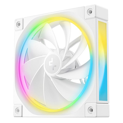Ventilator kasë DeepCool FL12R WH, 12 cm, ARGB, i bardhë set 3 copë