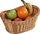 Shportë për bukë dhe fruta Kesper, 28x21x13 cm, ngjyrë natyrale