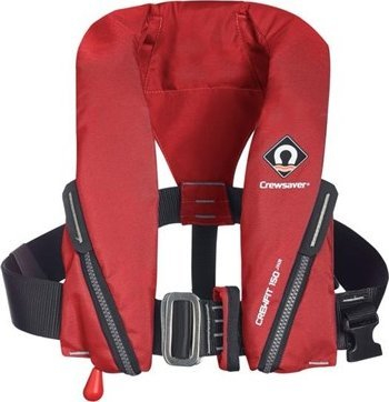 Jeletë shpëtimi për kalamaj Crewsaver Crewfit 150N Auto, 20–50 kg, me rrip sigurie