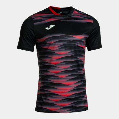 Детски фудбалски дрес Joma Tiger VII, полиестер, црно црвена