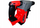 Çekiç kombinues me bateri Milwaukee M18 FHX 0X, 2.5J, pa bateri, i kuq