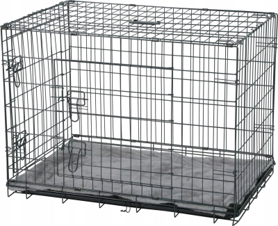 Kafaz transporti për qen Zolux NOMAD 2in1 XL, 107x71x77cm, i palosshëm, gri