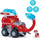 Lodër makinë Paw Patrol Jungle Pups Marshall Elephant Firetruck, me figurë, për kalamaj 3+, e kuqe