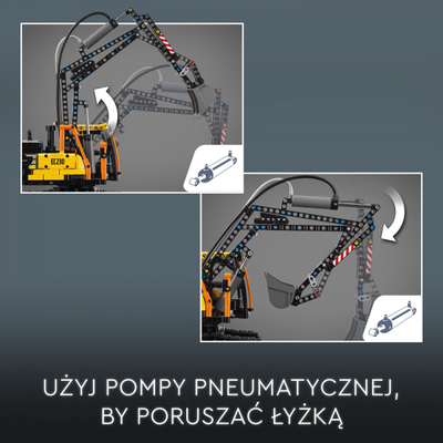 Lodër me tulla LEGO Technic 42175 Volvo FMX Truck EC230, 2274 copa, 10+