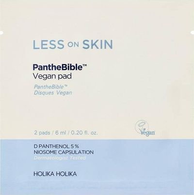 Disqe fytyre Holika Holika Less On Skin PantheBible, 2 copë, D-Panthenol 5%
