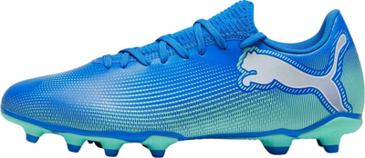 Këpucë futbolli Puma Future 7 Play FG AG 107939 01, për burra, blu