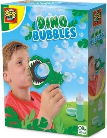 Set flluska sapuni SES Creative Dino Bubbles, 200ml, shumëngjyrëshe