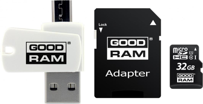 Kartë memorie GoodRam MicroSDHC, 16 GB, Klasa 10 UHS-I/U1
