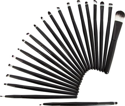 Set furça grimi BLO 44-289, 20 copë, i zi