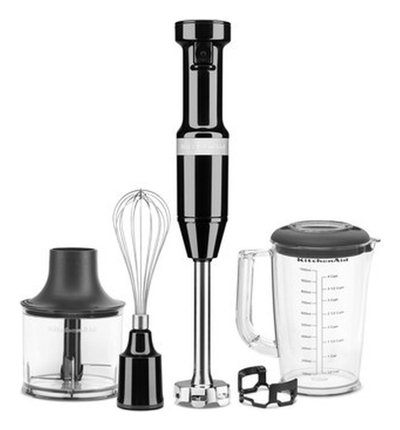 Blender zhytës KitchenAid 5KHBV83EOB, 180W, me aksesorë, i zi