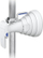 Antena horn rrjeti Ubiquiti UISP Horn, 19.5 dBi, 5 GHz, e bardhë