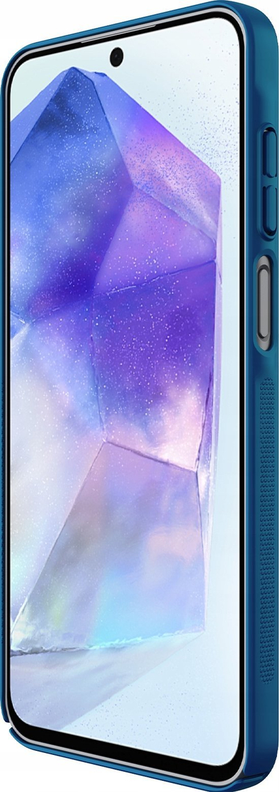 Mbulesë telefoni Nillkin Super Frosted për Samsung Galaxy A16 4G/5G, plastike, Peacock Blue