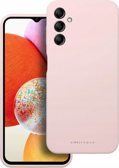 Mbulesë telefoni Roar Cloud Skin për Samsung Galaxy A14 5G, silikon, rozë e çelët