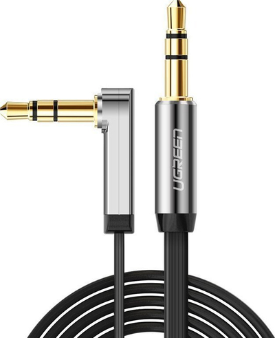 Kabllo audio AUX Ugreen AV119, mini jack 3.5mm, 0.5 m, e zezë