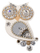 Brosh Owls, i bardhë, woman
