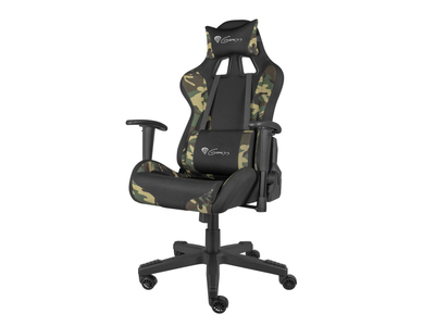Karrige gaming Genesis NFG-1532, mbështetje koke, material tekstil, e zezë kamuflazh