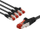 Kabllo rrjeti Goobay CAT 6 S/FTP, 3 m, set 5 copë, e zezë