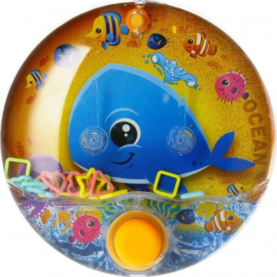 Loja me ujë Mega Creative Water Game Sea, dorezë portative, motive detare, shumëngjyrëshe