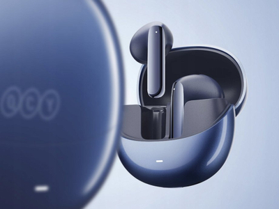 Kufje wireless QCY AilyBuds Pro+ HT10 Pro, ANC, Bluetooth 5.3, blu