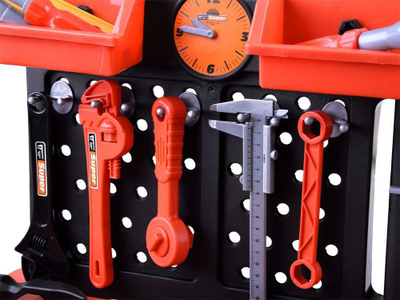Tavolinë pune lodër Handyman ZA3709, set veglash, 70cm, portokalli