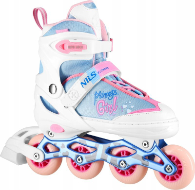 Patina inline Nils Extreme Princess NA18168A, nr. S 31-34, e bardhë