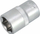 Bit çelës 1/2" HEX Black Line, 8mm, metalik