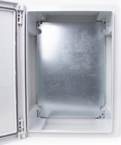 Kuti shpërndarëse elektrike Famatel ABS, IP65, 40x30x17cm, gri