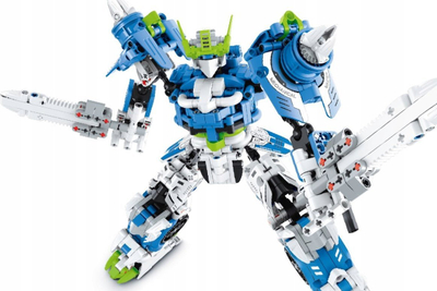 Set ndërtimi IM.Master Mecha Warrior, 941 copa, model që lëviz, blu
