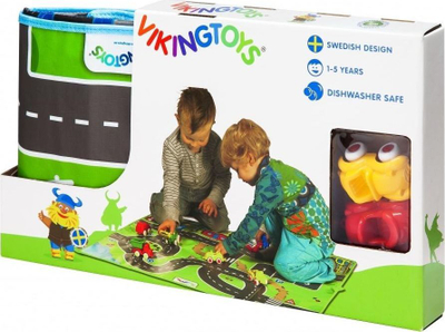 Tapet loje Vikingtoys, rrugë, 1-5 vjeç, shumëngjyrësh