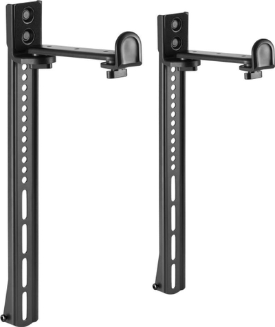 Mbajtëse soundbar për TV Maclean MC-914, universale, kapacitet 15 kg, e zezë