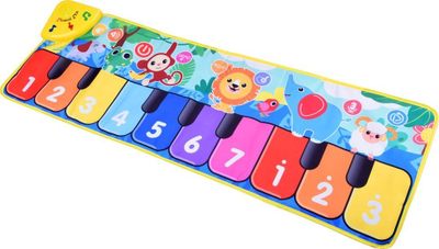 Tapet muzikor për kalamaj Yokomisiad, pianino interaktive, me numra, shumëngjyrësh