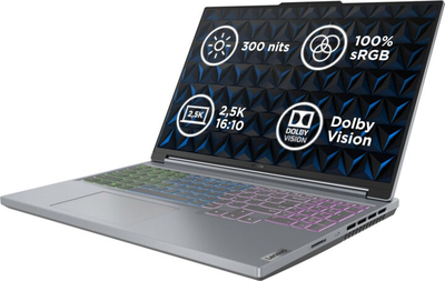 Laptop Lenovo Legion Slim 5 16IRH8, 16", Intel Core i7, 16GB RAM, 1TB SSD, NVIDIA GeForce RTX 4060 8GB GDDR6, i hirtë