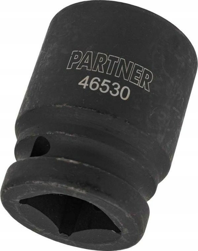Çelës goditës nasadë Partner 46530, 3/4", 30mm, i zi