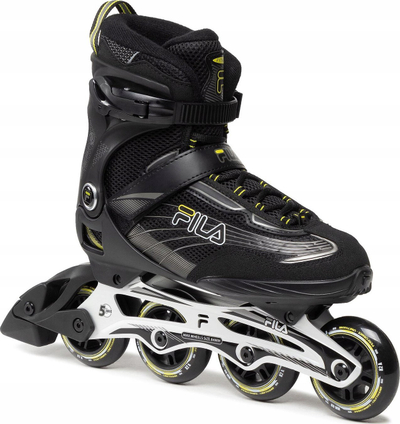 Patina inline Fila Mizar 80, rrota 80 mm, numri 45, të zeza