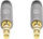 Kabllo audio Manhattan Stereo Aux, 3.5mm, 5m, bardhë me argjend