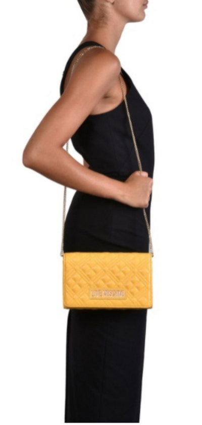 Çantë krahu Love Moschino JC4079PP0ELA0400, e verdhë