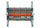 Shinë matëse Wago 847-102, 10 pole, 166mm, gri