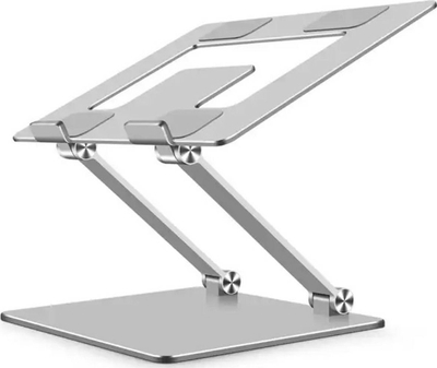 Mbajtëse laptopi DA117, alumini, e rregullueshme, ngjyrë argjendi
