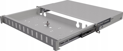 Оптички панел Stalflex TFDP-19-1U-12D-SC-G, 12 порти SC duplex, 1U, сив