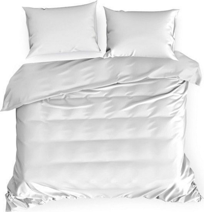 Set shtrati Eurofirany Satin Nova3, 3 pjesë, 160 x 200 cm, i bardhë